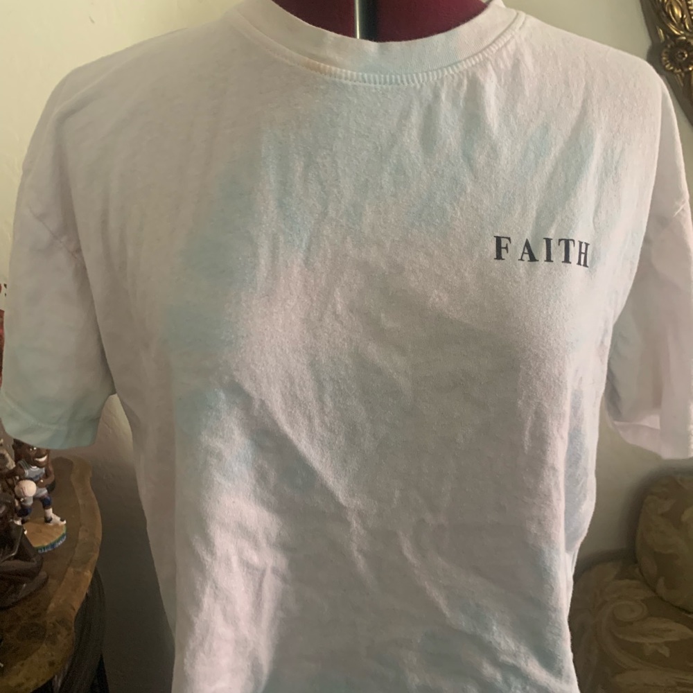 EUC Urban Nation tie dye top, with bible verse on back. A little cropped. Size M